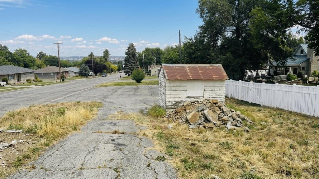 Construction Debris Removal — before