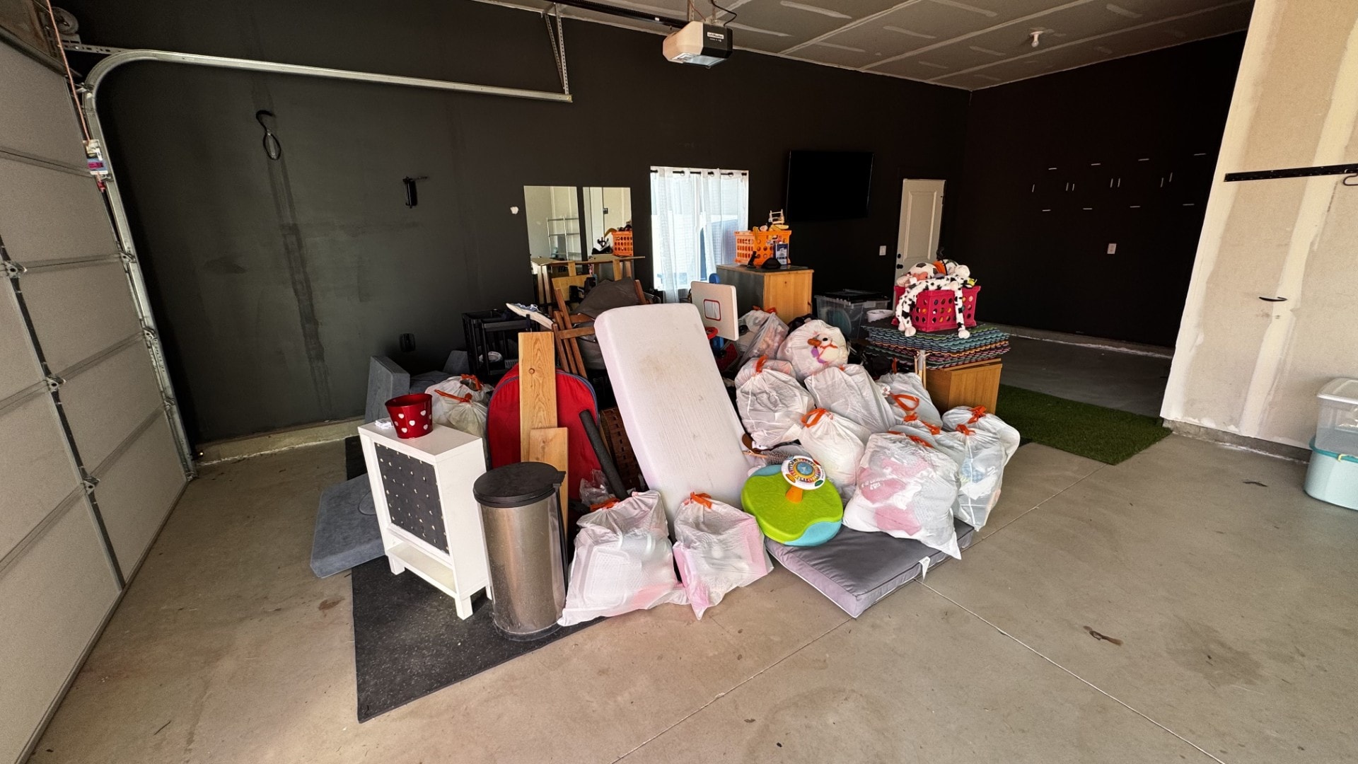 Garage Cleanout — before