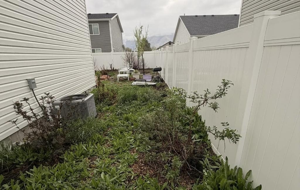 Yard Waste Removal — before